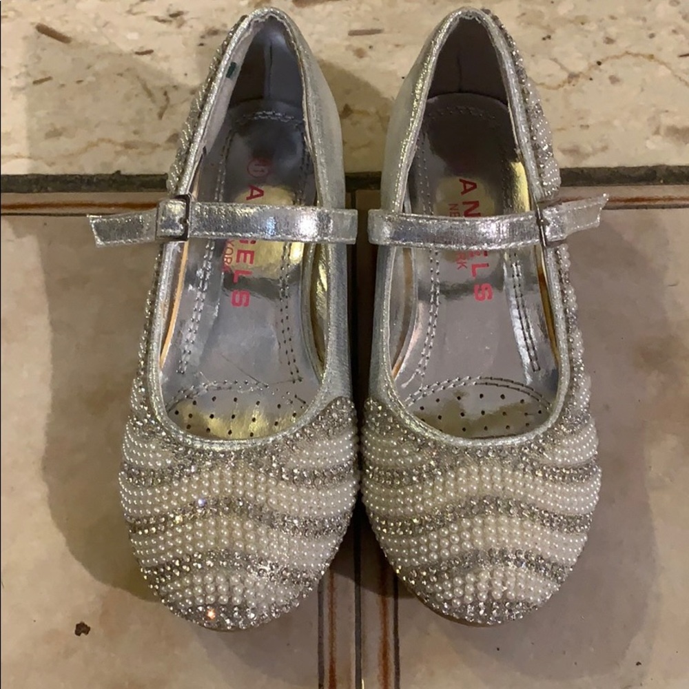 Sparkly Silver Girls shoes